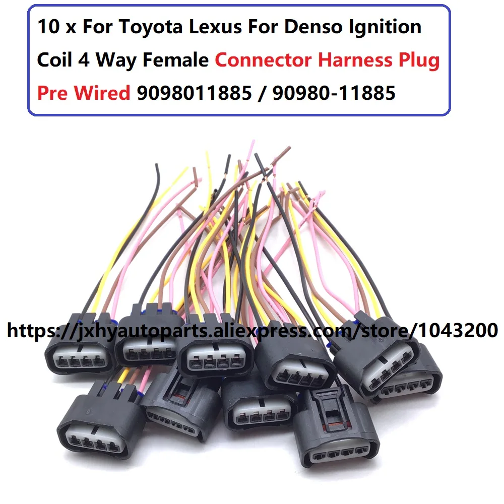 GENUINE OEM NEW replacement Connector & terminals for Toyota Lexus 90980-11858