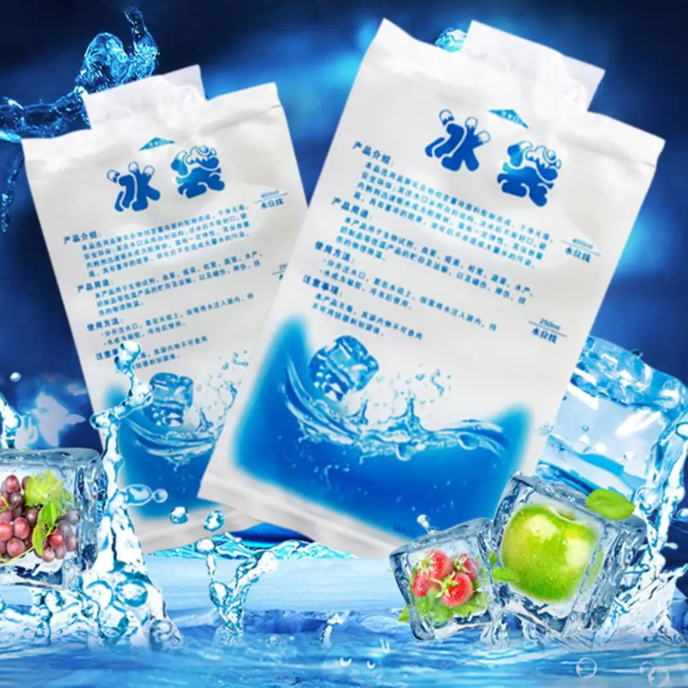 

Reusable PE Empty Ice Bag Water Injection Cold Pack for Food Fresh First Aid