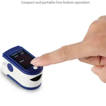 

Finger Clip Oximeter Plastic Fast And Accurate Detection Large Lcd Display Blood Oxygen Saturation Monitor
