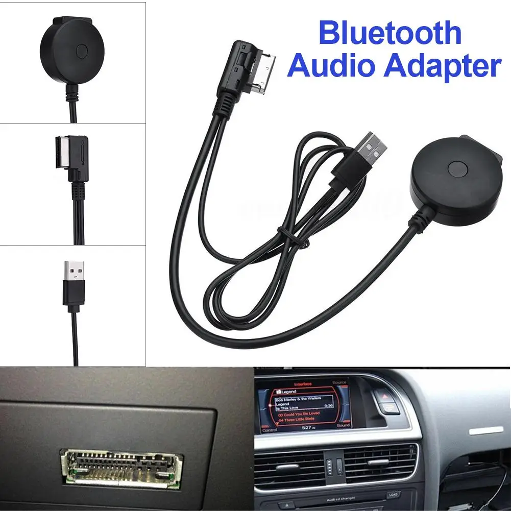 5V Bluetooth аудио кабель ami MMI Интерфейс адаптер для прибора конвертер подходит для Audi A1 A3 A4L A5 A6L A8 Q3 Q5 Q7 TT