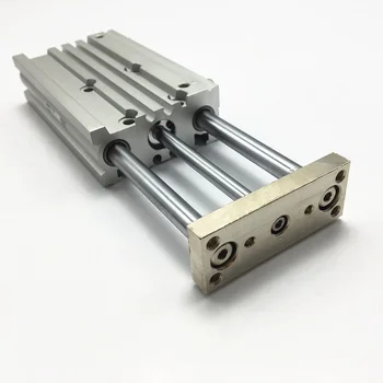 

MGPM12-75Z MGPM12-100Z MGPM12-125Z MGPM12-80Z SMC compact guide cylinder Thin Three-axis cylinder with rod cylinder MGPM series