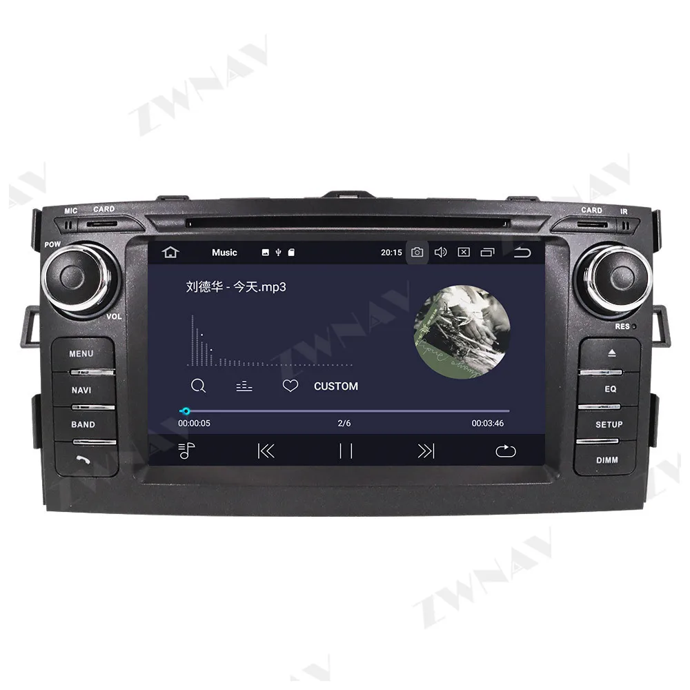 Carplay For Toyota Auris 2006 2007 2008 2009 2010 2011 2012 Android Player GPS Navi Audio Auto Stereo Radio Recorder Head Unit