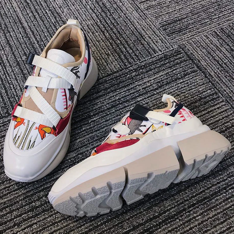 

Popular Sneakers 2019 Women Sneakers Running Shoes White Platform Sneakers