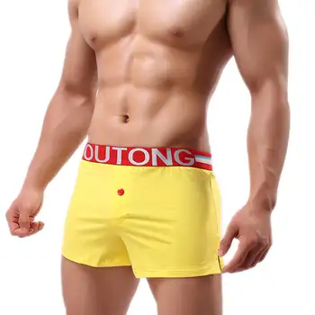 

Boxershorts Underwear Men Homewear Men's Boxer Shorts Wide Belt Underpants Cotton Trunks Casual Shorts Male Bulge Pouch Boxers