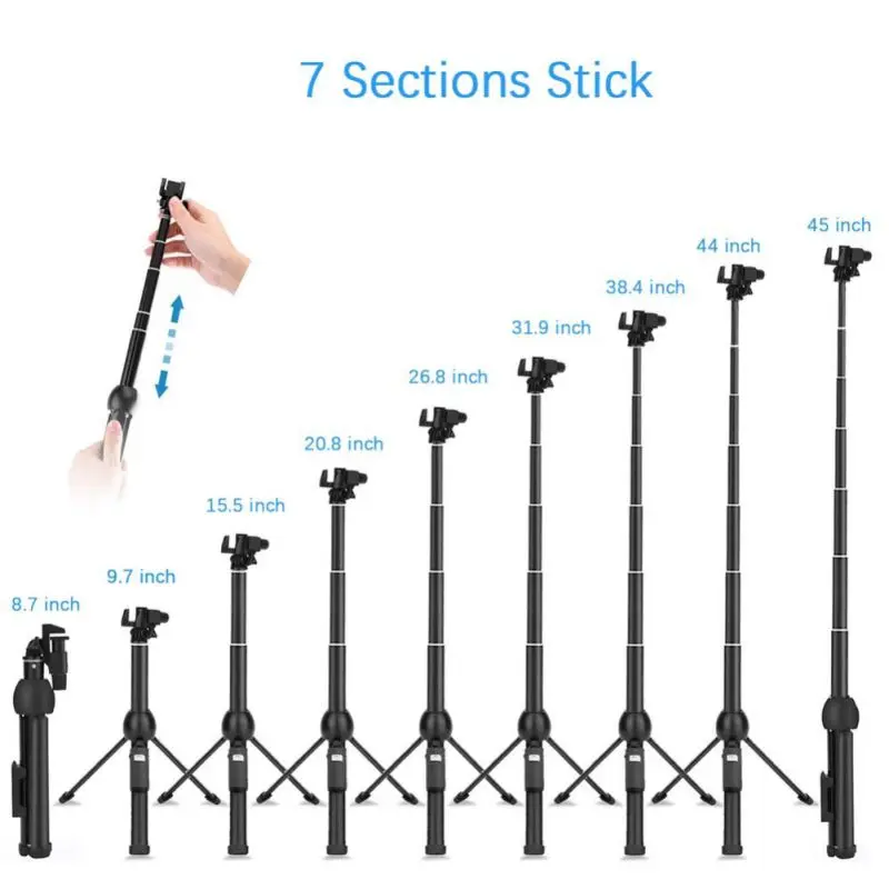 992 мобильный телефон селфи палка профессиональная селфи-палка штатив с беспроводным пультом дистанционного управления контрольный штатив кронштейн селфи палка