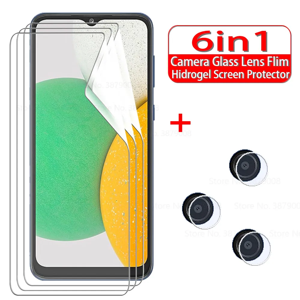 A03 Core 6In1 Pellicola In Vetro Per Fotocamera Hydrogel Per Samsung Galaxy A03 Core Samun 6.5 'Samung A 03 Core 03 Core Pellicola Proteggi Schermo