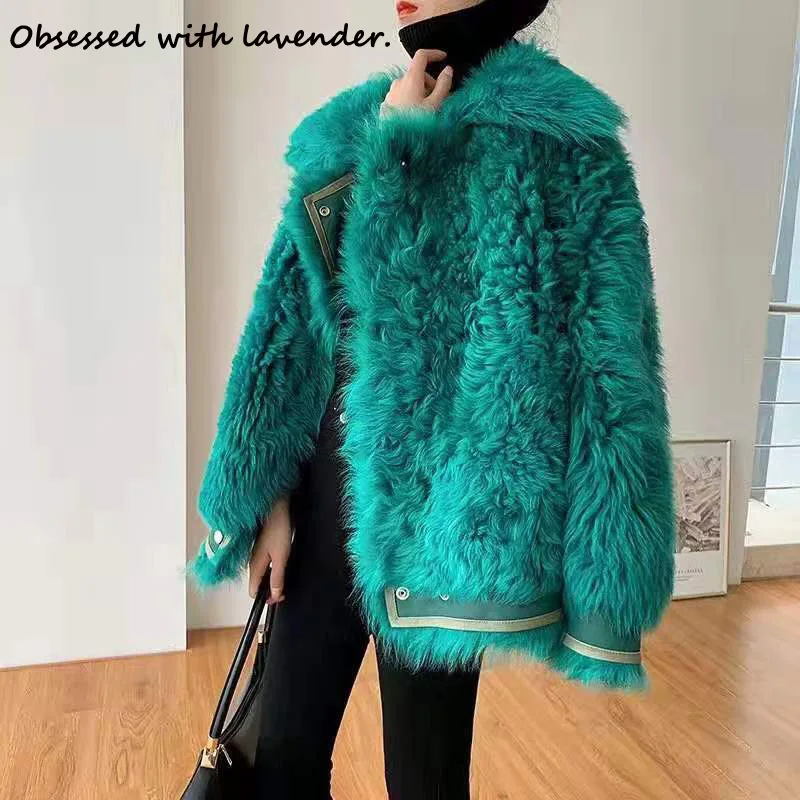 Последние модные взрывы короткие пальто толстые зеленые большой выбор моды