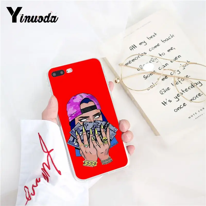 Funny Black Head Girl Make Money Not Friends Women Candy Red