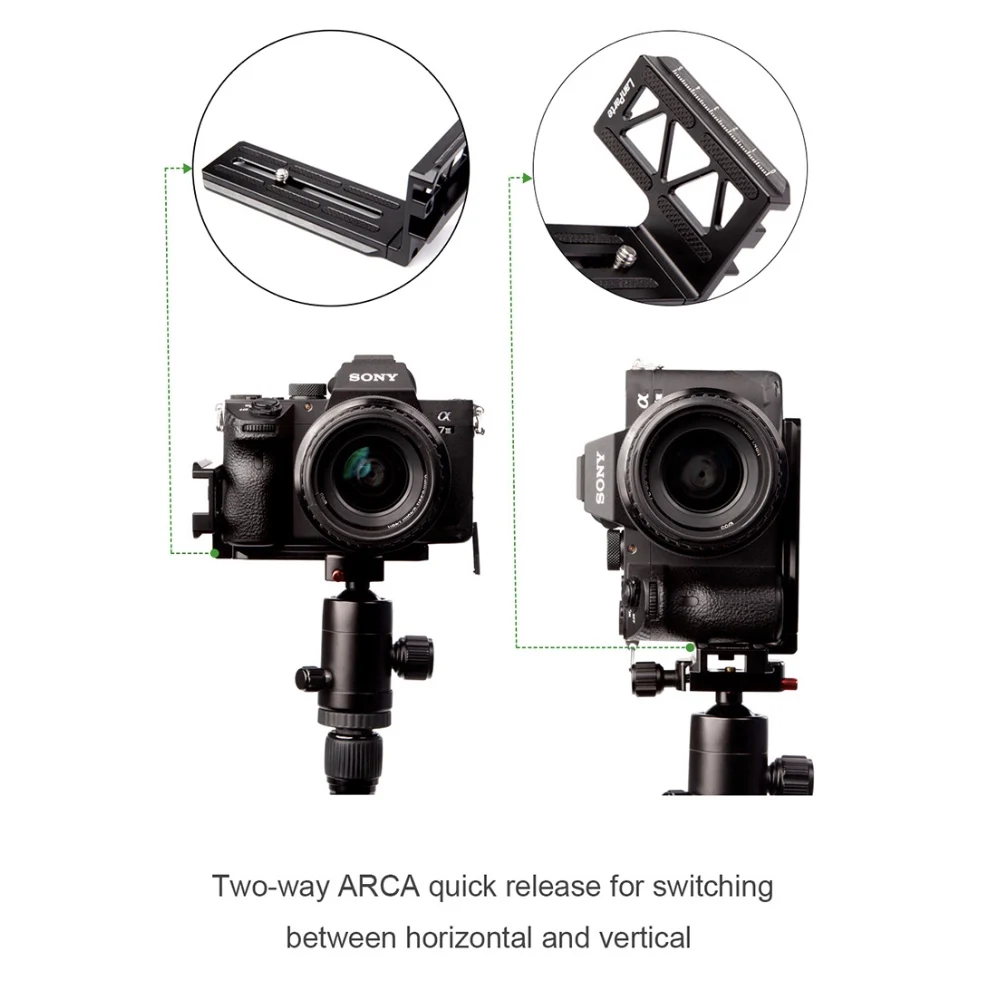 Lanparte Ronin SC L Bracket Mount Plate with Arca Swiss for DSLR Vertical  Shooting of DJI Gimbal Accessories - AliExpress