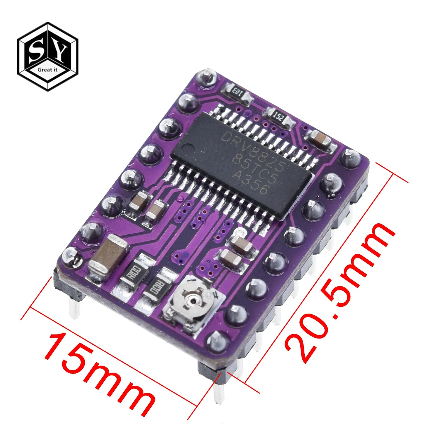 GREAT IT 1 комплект 3DV4 CNC Щит V4+ Nano 3,0+ 3 шт DRV8825 Reprap Шаговые драйверы Набор для Arduino