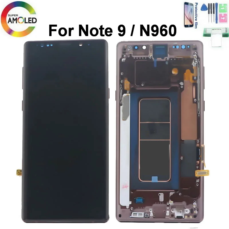 

Original AMOLED 6.4'' LCD For SAMSUNG Galaxy Note 9 Lcd Display Note9 N960D N960F Touch Screen Digitizer Assembly + Dead pixels