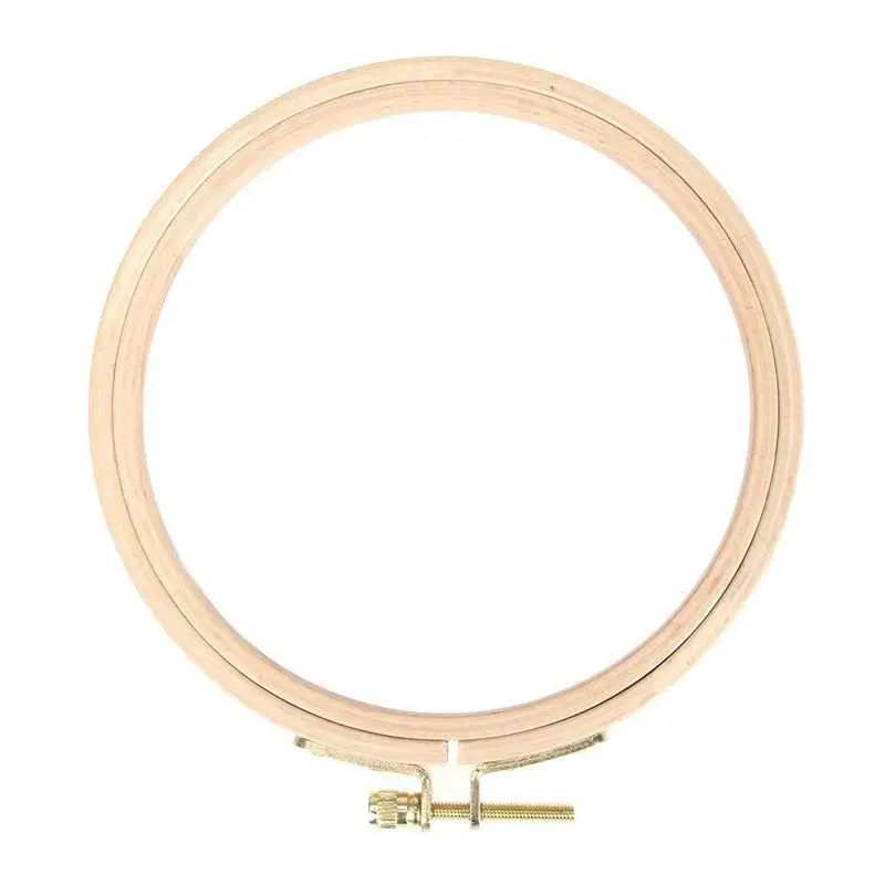 

Round Embroidery Hoop Natural Wooden Cross Stitch Embroidery Sewing Ring Hoop Circle Frame