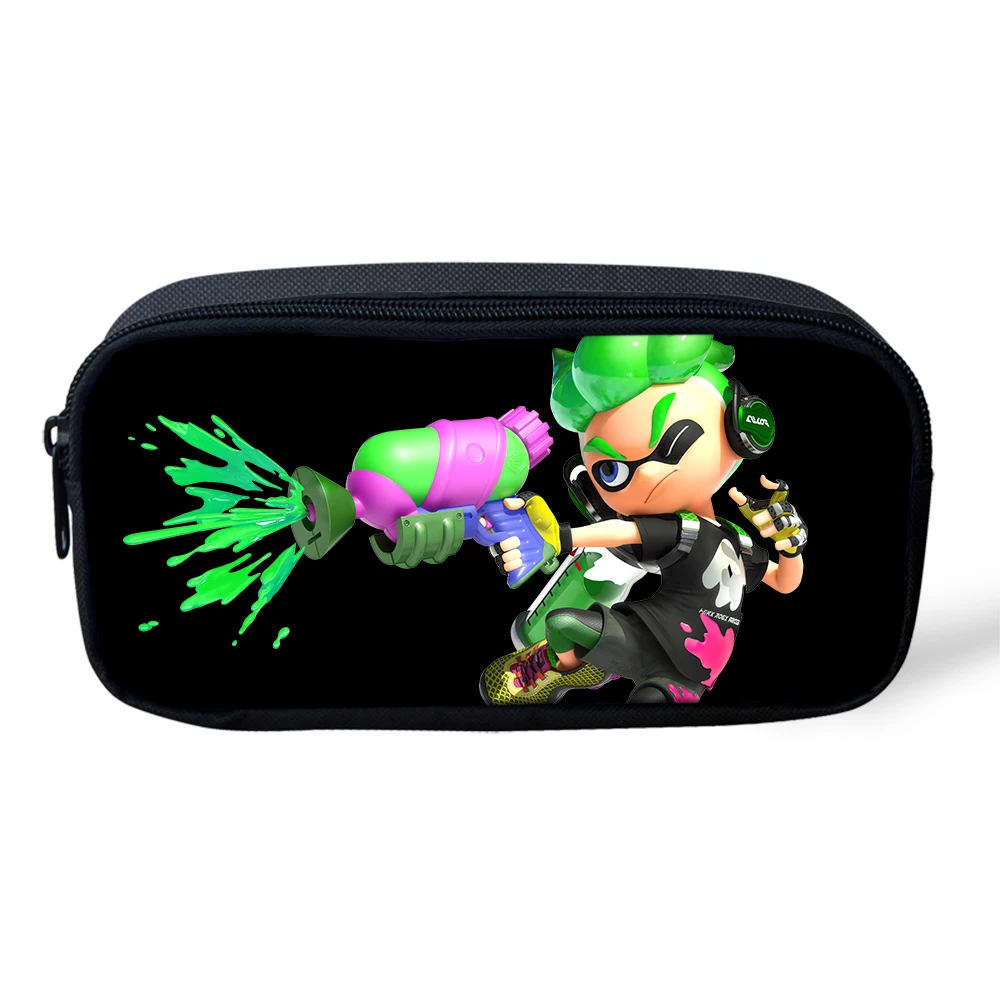 CDGX1160K Красочные Splatoon 2 косметички дети пенал для женщин мультфильм макияж сумки большой емкости школьные канцелярские принадлежности ручка сумка - Цвет: CDGX1160K