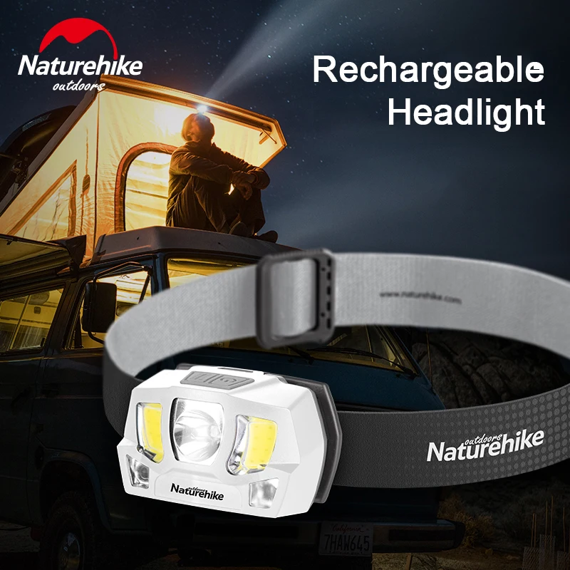 Naturehike Outdoor Headlamp USB Rechargeable 1200mAh Endurance Multi