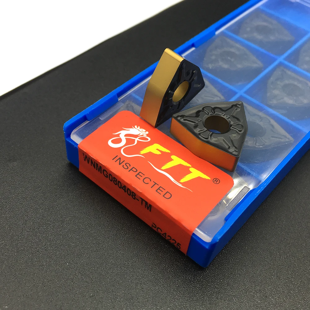 

10pcs WNMG080408 TM PC4225 Turning Tools High Quality External Carbide Insert Cutting Lathe CNC tools Lathe cutter lathe tools