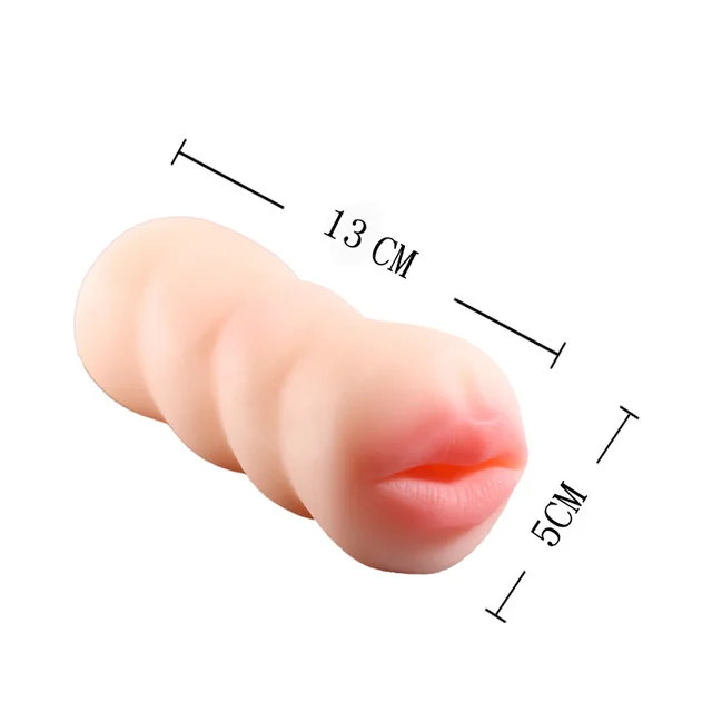 1pc 3D Realistic Deep Throat Male Masturbator Silicone Artificial Vagina Mouth Anal Erotic Oral Sex Toys for Men 5