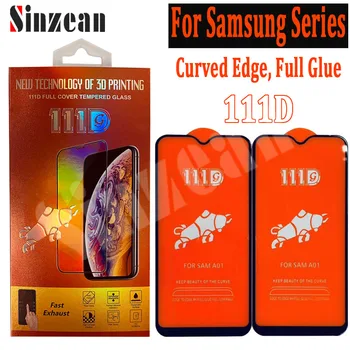 

100pcs For Samsung J4/J8 2018/J6 Plus/Prime/A6/A8 Plus 2018/J4 Prime/J7 Prime 111D Full Cover Tempered Glass screen protector