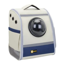 PETFORU контрастный цвет астронавт домашнее животное рюкзак собака кошка переноска дышащий домашнее животное Плечи дорожная сумка для щенка-зеленый розовый черный