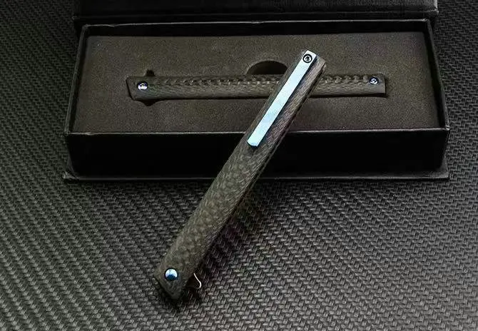 M390 Бог сталь порошок высокой твердости выживания карманный нож углеродное волокно ручка острый Открытый инструменты Расширенный подарок