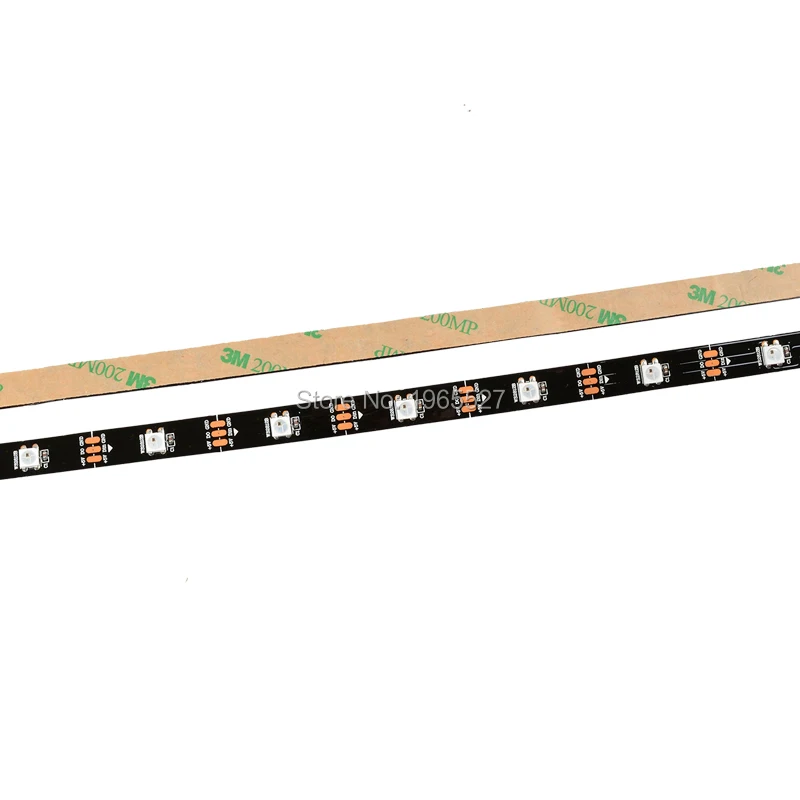 1 м 30 светодиодный s/M WS2812B пиксель полосы 5050 SMD RGB адресуемых гибкие светодиодные
