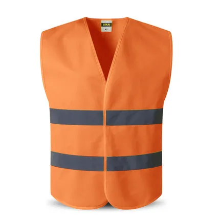 A2 Светоотражающий жилет безопасности с карманами рабочая одежда Hi vis куртка - Цвет: A2