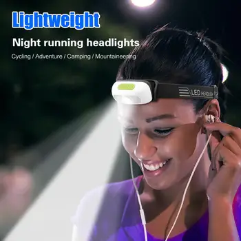

5V Running Run Head Torch Lamp Headlight Headlamp Headlamp Rechargeable Hiking