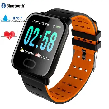 

A6 Sport Smart Band Blood Pressure Smart Heart Rate Monitor Fitness Tracker IP67 Waterproof Smart Wristband Watch