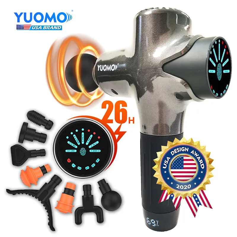 Professional Deep Tissue Muscle Massage Gun Body Shoulder Neck Massager Athletes Relaxation Shaping Pain Relief Vibration Gun