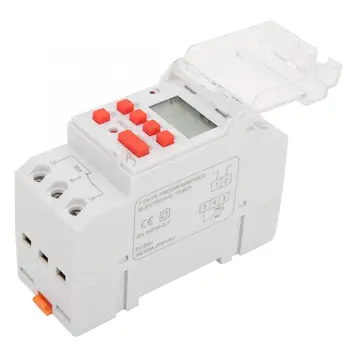 

DC 24V 30A Timer Switch Weekly 12/24 Hours Timer Delay With LCD ON/OFF Control Programmable Time Switch