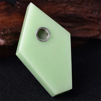 

Mass Sales Luminous Quartz Rhombic Synthetic Crystal Pipe Smoking Pipe Quartz For Sale