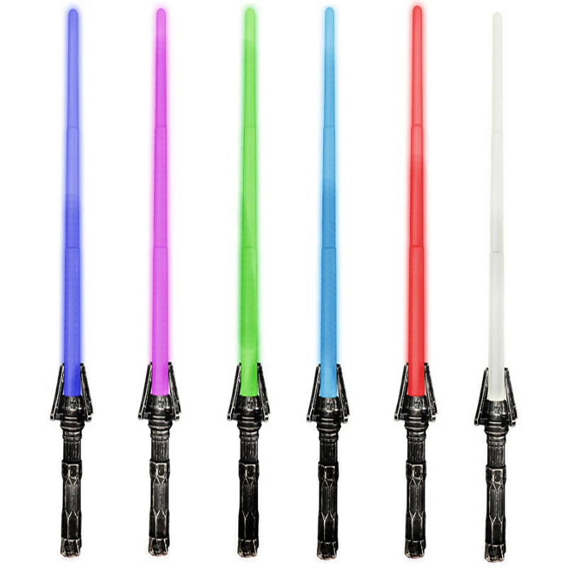 Sable luz láser LED, espada de juguete con sonido y luz para niños, sable de juguete| - AliExpress