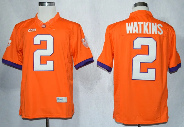 Новое поступление Clemson Tigers Sammy Watkins 2 Limited s-Orange РАЗМЕР M, L, XL, 2XL, 3XL ДЖЕРСИ