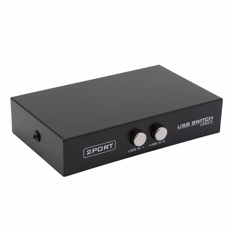 2 порта USB2.0 распределительное устройство переключатель адаптер Коробка для ПК Сканер Принтер