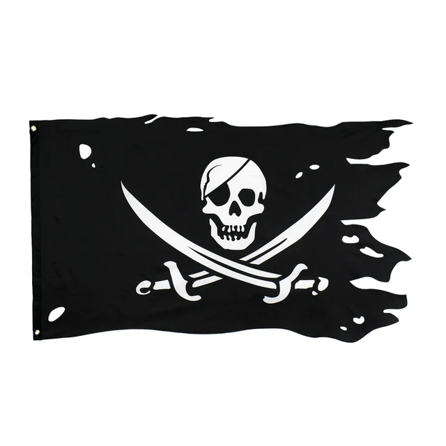 90x150cm Jolly Roger Skull Bone Drinking The Time Flies When You