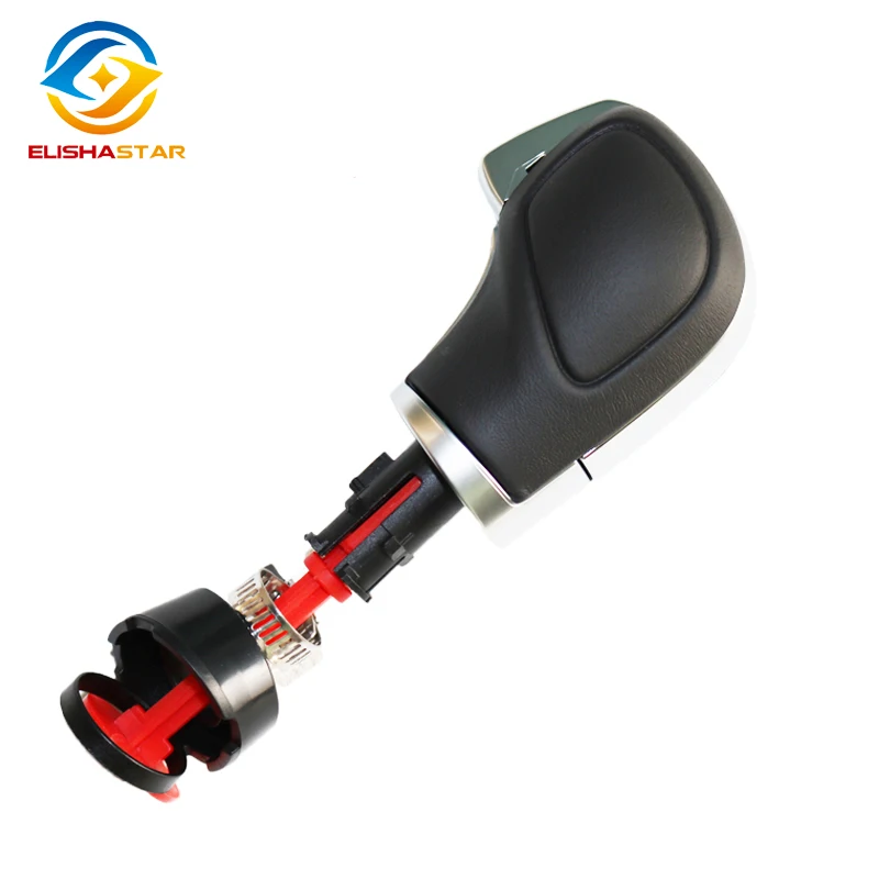 Automatic DSG Gear Shift Knob Chrome Gear Shift knob With Leather For
