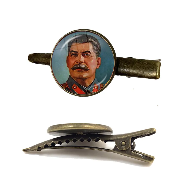 Советский СССР Сталин Ленин зажим для галстука классическая красная звезда