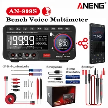 ANENG AN999S Bank Stimme Multimeter Bluetooth Tester 19999 Zählt Profesional Digitale True Rms Autorange Transistor Werkzeug Meter