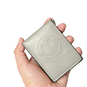 

Korean-Style New Style Mini Magnet Wallet Change Ultra-Thin Smiley