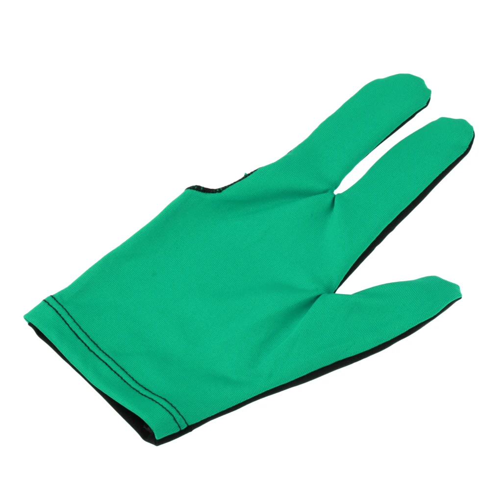 Unisex Men Women Snooker Billiard Glove Pool Cue Sticks Open Three Finger Gloves for Right / Left Hand