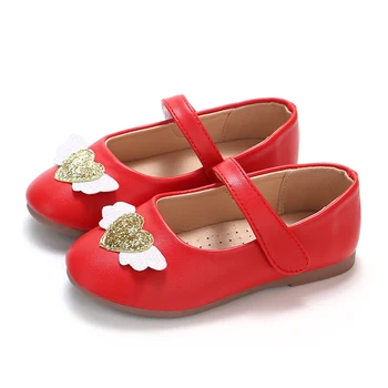 

Spring Summer Autumn Children Sandals Girls Princess Beautiful Wings Heart Shoes Breathable Non-Slippery High Quality Girls Shoe