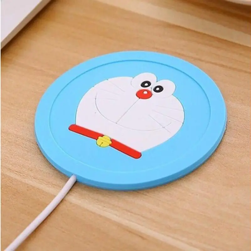 Sky blue Горячая USB power Suply офисная чайная кофейная чашка Кружка грелка нагревательная чашка коврик Подставка - Color: Sky blue