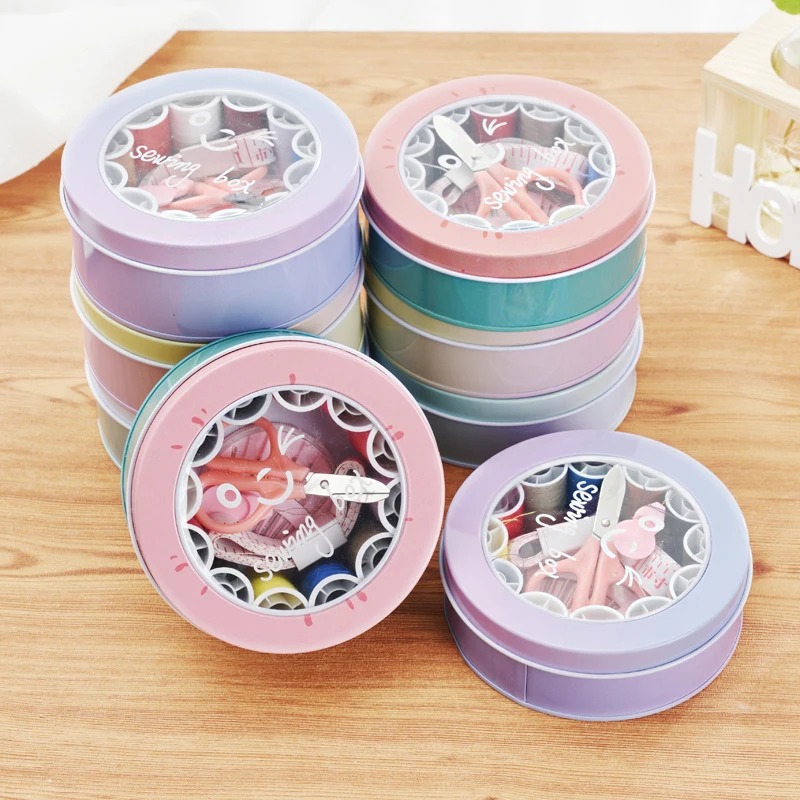 Набор швейных коробок бытовой портативный швейный игольчатый ножницы мини