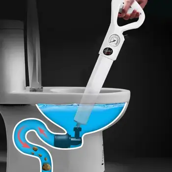 

High Pressure Air Drain Blaster Gun Drain Clog Dredge Tools Powerful Toilet Plunger Auger Cleaner For Bathroom Kitchen Sink