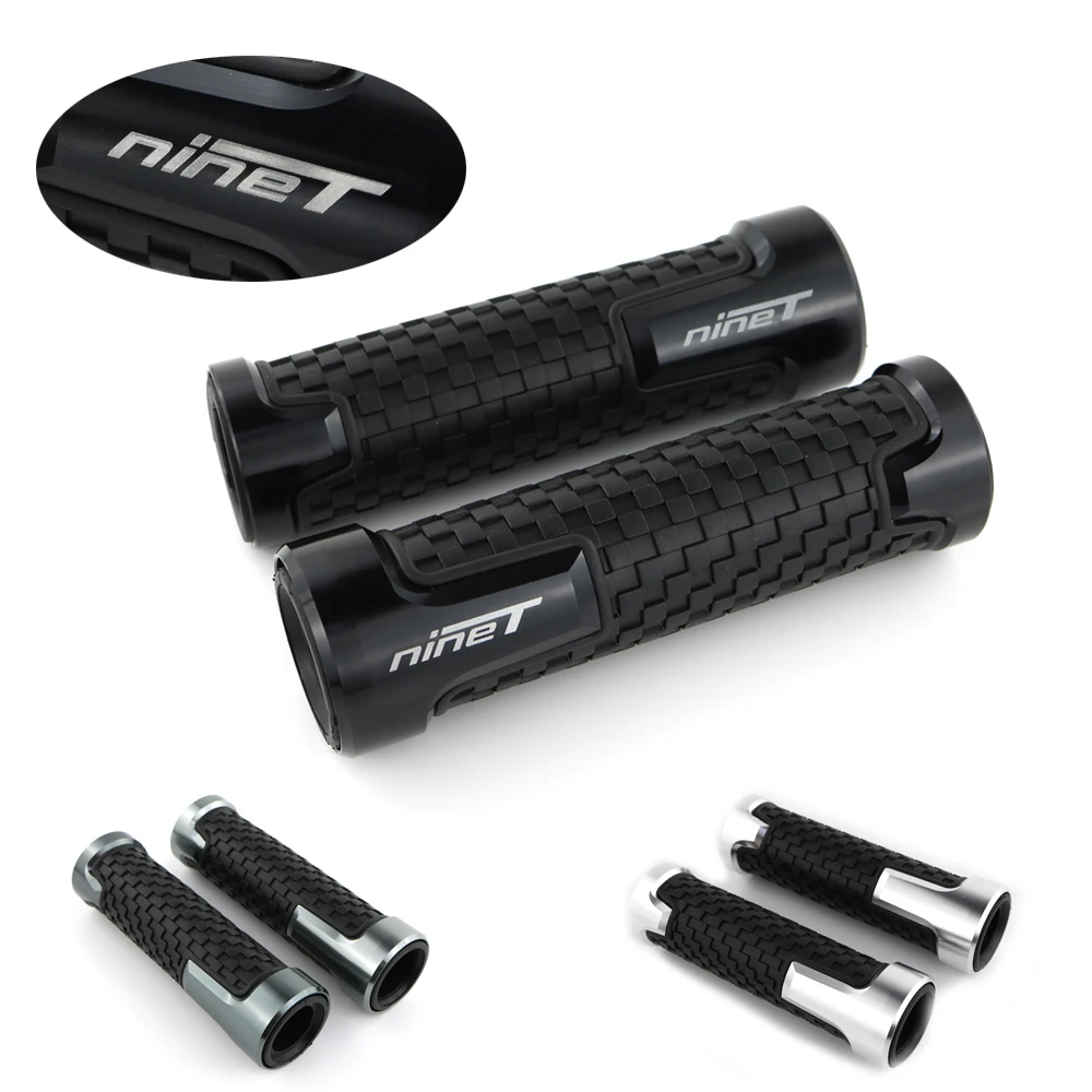 

For BMW NINET Motorcycle Handlebar Handle Grip CNC Aluminum None-Slip Rubber
