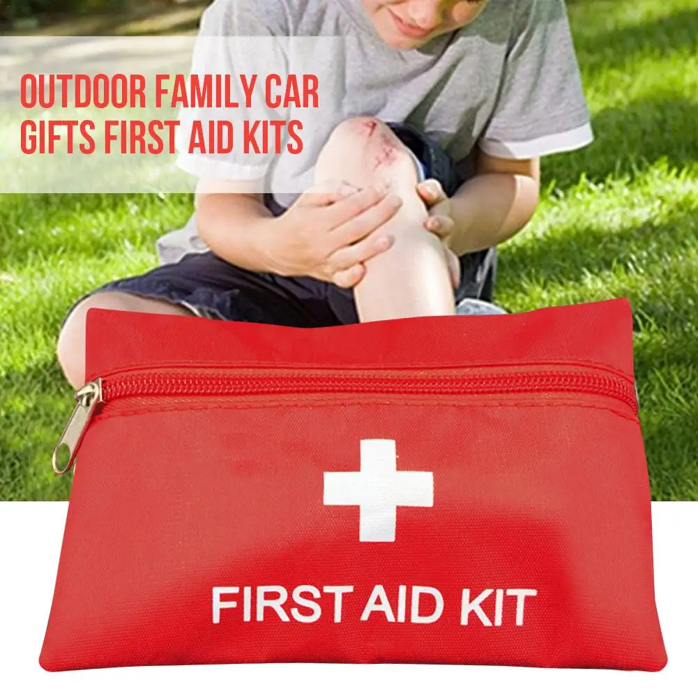 

12PCS/Set Small Waterproof Emergency Kit Set Mini First Aid Kit Travel Home Office Vehicle Camping Workplace Child Care Hiking