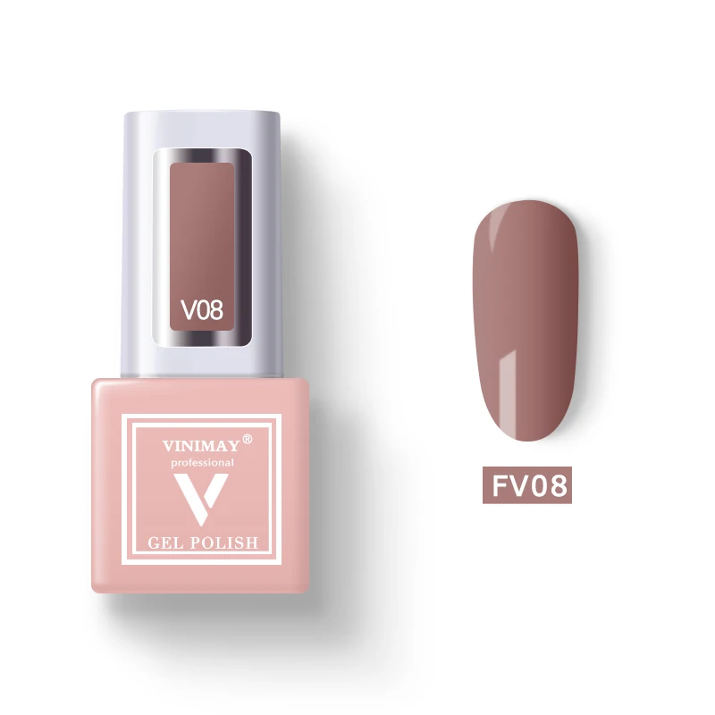 VINIMAY 60 Цветной Гель-лак для ногтей vernis полуперманентный УФ-гель лак-праймер впитывающий Гель-лак для ногтей Полировочный Гель для маникюра - Цвет: FV08
