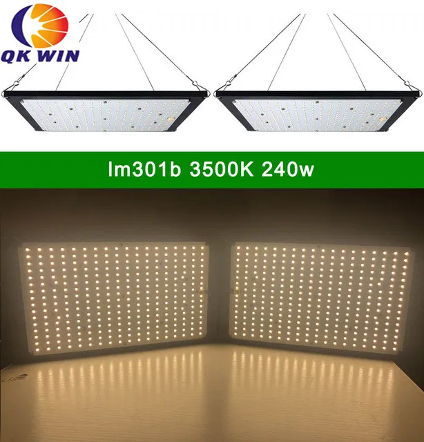 240 Вт samsung Quantum Board LM301B QB288 AC 110 В/220 В Meanwell драйвер DIY полный спектр внутренний светодиодный светильник для выращивания овощей и цветов - Испускаемый цвет: 3500K