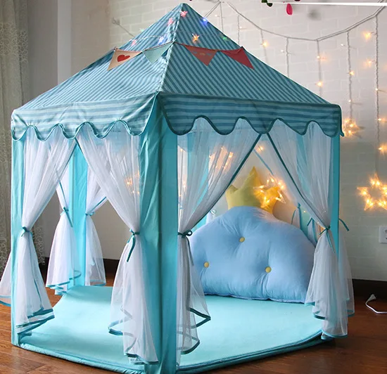 

Princess Tent Play House Game House Toy Large CHILDREN'S Room Baby Indoor Hexagonal Breathable Copyright Bag City