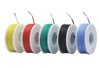 

30AWG 50m/box Cable Wire Flexible Silicone 5 color Mix box 1 box 2 package Tinned Copper stranded wire Electrical Wires DIY