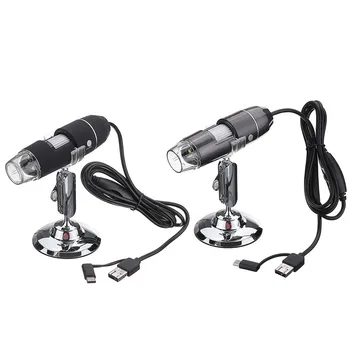 

1080P Digital 1000x Microscope 30MP/200MP Magnifier Camera 8 Led 3 in 1 USB MicroType-C interface for Android ios iPhones iPads
